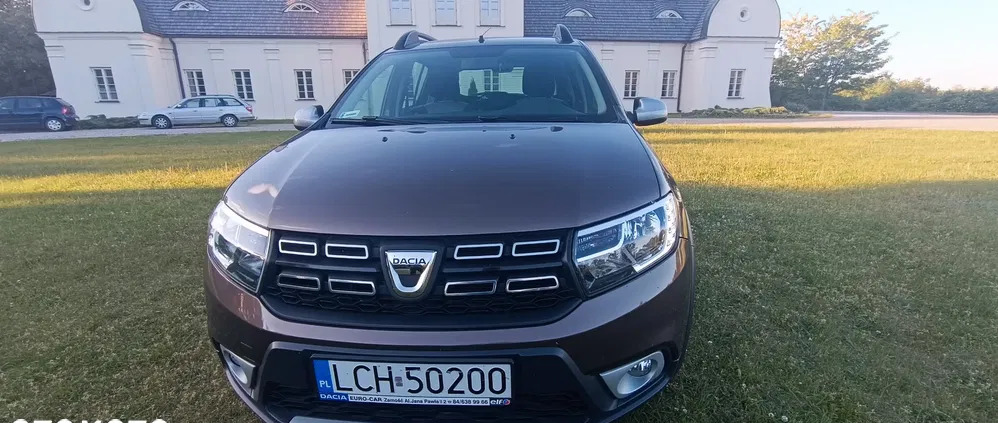 Dacia Sandero Stepway cena 39999 przebieg: 64000, rok produkcji 2017 z Łomża małe 56